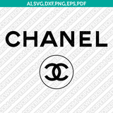 Chanel Logo SVG Cut File Cricut Clipart Dxf Eps Png Silhouette Cameo