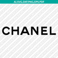 Chanel Logo SVG Cut File Cricut Clipart Dxf Eps Png Silhouette Cameo