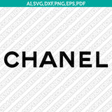 Chanel Logo SVG Cut File Cricut Clipart Dxf Eps Png Silhouette Cameo