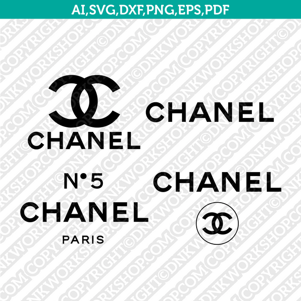 Chanel Logo SVG Cut File Cricut Clipart Dxf Eps Png Silhouette Cameo