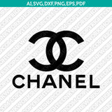 Chanel Logo SVG Cut File Cricut Clipart Dxf Eps Png Silhouette Cameo