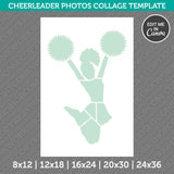 Cheerleader Cheerleading Canva Photo Collage PDF