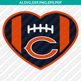 Chicago Bears SVG Bundle – NFL Football Logo Vector Files for Cricut