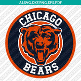 Chicago Bears SVG Bundle – NFL Football Logo Vector Files for Cricut