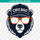 Chicago Bears SVG Bundle – NFL Football Logo Vector Files for Cricut