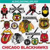 Chicago Blackhawks SVG Logo Vector File for Cricut & Silhouette