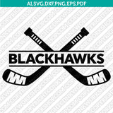 Chicago Blackhawks SVG Logo Vector File for Cricut & Silhouette