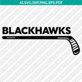 Chicago Blackhawks SVG Logo Vector File for Cricut & Silhouette