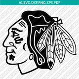 Chicago Blackhawks SVG Logo Vector File for Cricut & Silhouette