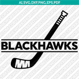 Chicago Blackhawks SVG Logo Vector File for Cricut & Silhouette