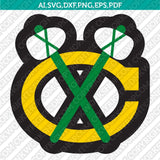 Chicago Blackhawks SVG Logo Vector File for Cricut & Silhouette