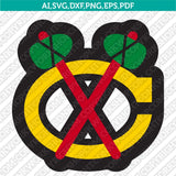 Chicago Blackhawks SVG Logo Vector File for Cricut & Silhouette
