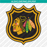 Chicago Blackhawks SVG Logo Vector File for Cricut & Silhouette