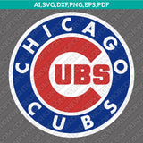 Chicago Cubs SVG Bundle – MLB Baseball Logo Vector Cricut