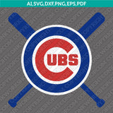 Chicago Cubs SVG Bundle – MLB Baseball Logo Vector Cricut