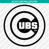 Chicago Cubs SVG Bundle – MLB Baseball Logo Vector Cricut