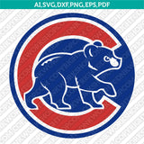Chicago Cubs SVG Bundle – MLB Baseball Logo Vector Cricut