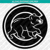 Chicago Cubs SVG Bundle – MLB Baseball Logo Vector Cricut