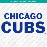 Chicago Cubs SVG Bundle – MLB Baseball Logo Vector Cricut