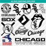 Chicago White Sox SVG Bundle – MLB Baseball Logo Vector Cricut