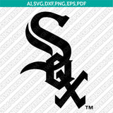 Chicago White Sox SVG Bundle – MLB Baseball Logo Vector Cricut