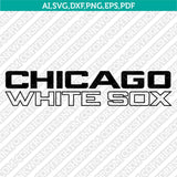 Chicago White Sox SVG Bundle – MLB Baseball Logo Vector Cricut