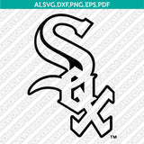 Chicago White Sox SVG Bundle – MLB Baseball Logo Vector Cricut