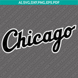 Chicago White Sox SVG Bundle – MLB Baseball Logo Vector Cricut