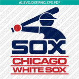 Chicago White Sox SVG Bundle – MLB Baseball Logo Vector Cricut