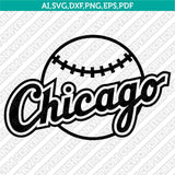 Chicago White Sox SVG Bundle – MLB Baseball Logo Vector Cricut