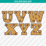 Chocolate Chip Cookies Number Alphabet SVG Vector Cricut Silhouette Png