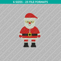 Christmas Santa Machine Embroidery Design - 7 Sizes - INSTANT DOWNLOAD