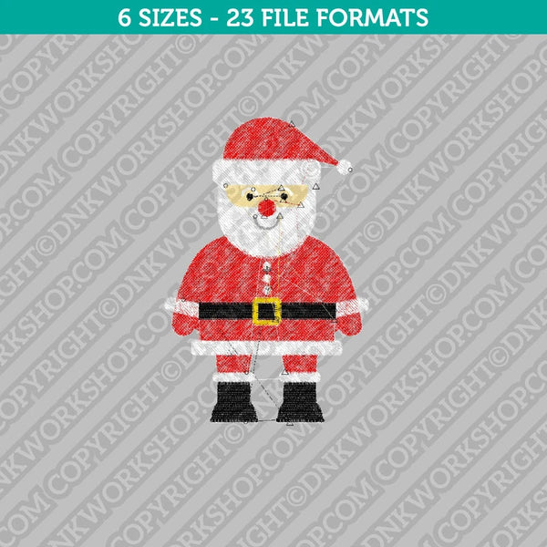 Christmas Santa Machine Embroidery Design - 7 Sizes - INSTANT DOWNLOAD