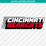 Cincinnati Bearcats SVG Bundle | NCAA College Vector Cricut