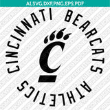 Cincinnati Bearcats SVG Bundle | NCAA College Vector Cricut