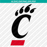 Cincinnati Bearcats SVG Bundle | NCAA College Vector Cricut