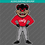 Cincinnati Bearcats SVG Bundle | NCAA College Vector Cricut