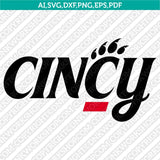 Cincinnati Bearcats SVG Bundle | NCAA College Vector Cricut