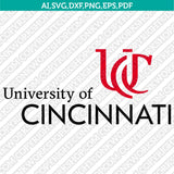 Cincinnati Bearcats SVG Bundle | NCAA College Vector Cricut