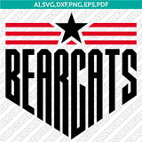 Cincinnati Bearcats SVG Bundle | NCAA College Vector Cricut