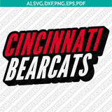Cincinnati Bearcats SVG Bundle | NCAA College Vector Cricut