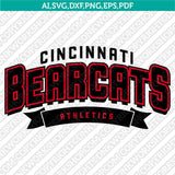 Cincinnati Bearcats SVG Bundle | NCAA College Vector Cricut