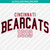 Cincinnati Bearcats SVG Bundle | NCAA College Vector Cricut