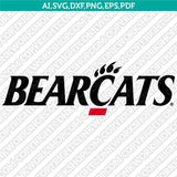 Cincinnati Bearcats SVG Bundle | NCAA College Vector Cricut