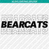 Cincinnati Bearcats SVG Bundle | NCAA College Vector Cricut