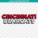 Cincinnati Bearcats SVG Bundle | NCAA College Vector Cricut