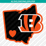 Cincinnati Bengals SVG Bundle – NFL Football Logo Vector Files for Cricut
