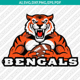 Cincinnati Bengals SVG Bundle – NFL Football Logo Vector Files for Cricut
