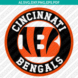 Cincinnati Bengals SVG Bundle – NFL Football Logo Vector Files for Cricut