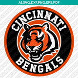 Cincinnati Bengals SVG Bundle – NFL Football Logo Vector Files for Cricut